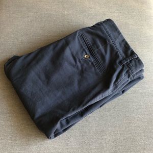 Navy blue chino pants